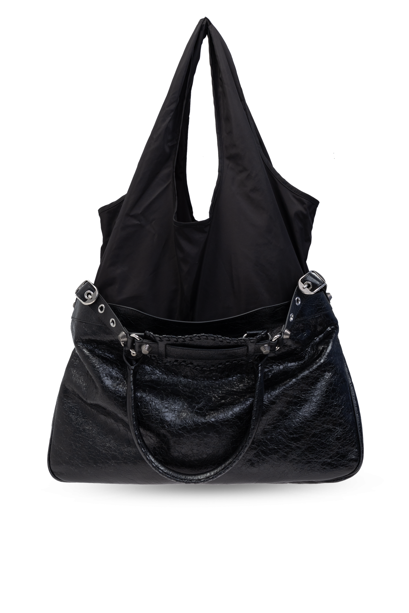 Black 'cord details bucket bag' Shopper Bag Balenciaga
